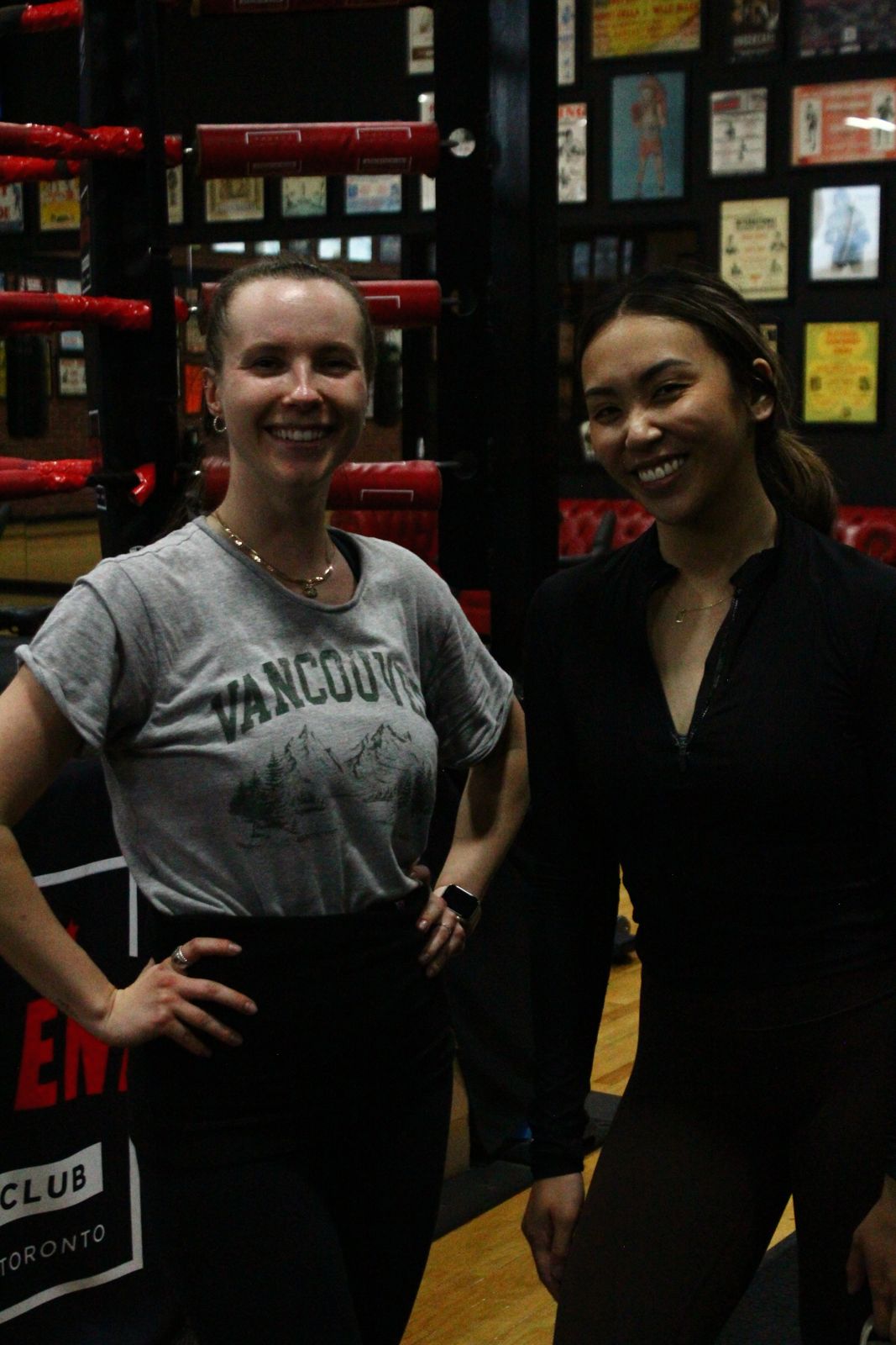 Women's Box & Burn class at West End