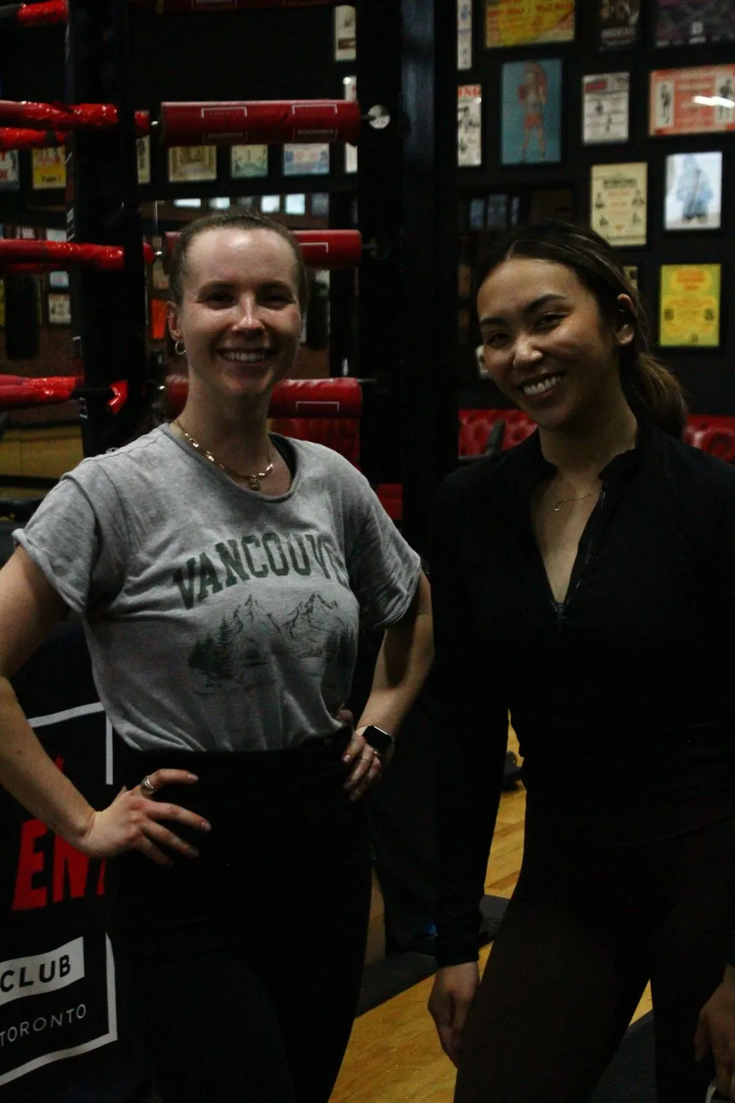 Women's Box & Burn class at West End