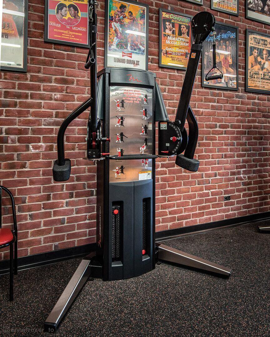 Members training at West End Athletic Club, Toronto