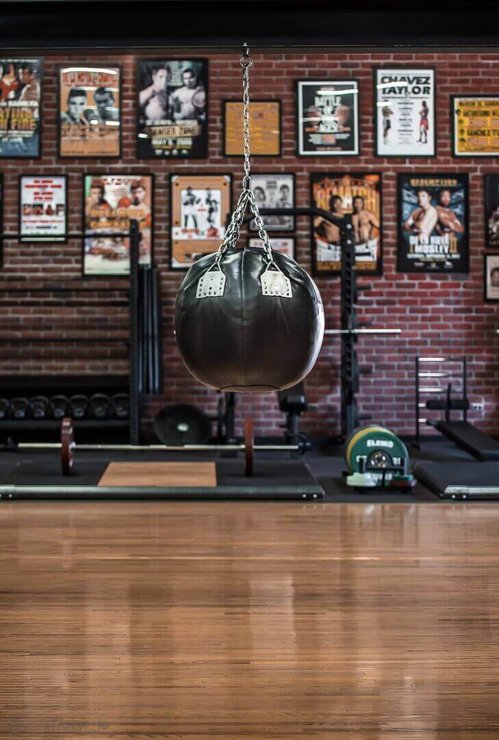 West End Athletic Club training floor and equipment