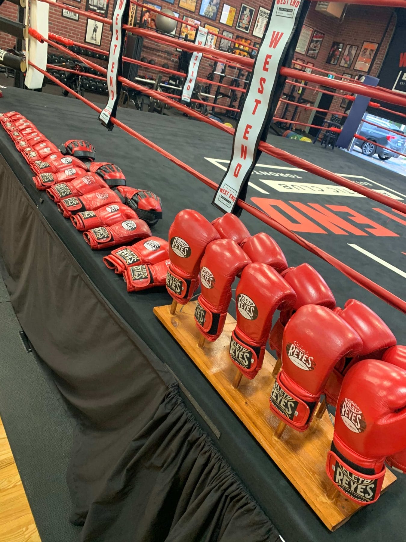 Beginner boxing class at West End Athletic Club in Etobicoke
